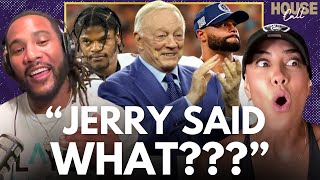 Jerry Jones Outrageous Comments amp Lamar Jacksons Viral IG Live  Sib amp TJ React  House Call [upl. by Iliak]