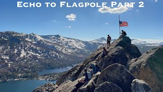 A fun but challenging RIDGE traverse near TAHOE with grade 3 scrambling Part 2 [upl. by Levine]