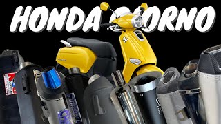 เสียงท่อ Honda Giorno 125 exhaust sound [upl. by Htennaj]