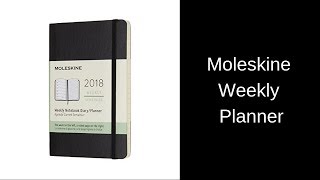 Moleskine 18M Weekly Planner Pocket Size [upl. by Porett515]