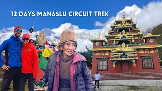 Trekking the Manaslu Circuit in Nepal [upl. by Tavi944]