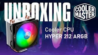 UNBOXING  Cooler Master HYPER 212 ARGB 🚀❄️ [upl. by Carew724]