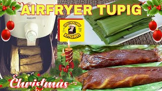 AIRFRYER TUPIG HOW TO MAKE TUPIG USING AIRFRYER [upl. by Trescha]