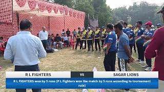 Live Cricket Match  SAGAR LIONS vs R L FIGHTERS  07Nov24 0829 AM 22 overs  KANPUR BOOKS DISTRI [upl. by Suvart598]