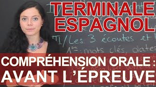 Compréhension orale  se préparer avant lépreuve  Terminale  Espagnol  Les Bons Profs [upl. by Mosi]