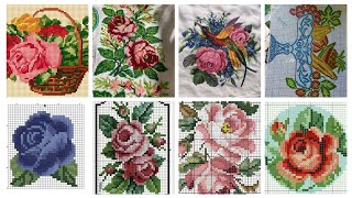 Very Beautiful amp Stunning Cross stitch patterns ideas [upl. by Neetsirk]