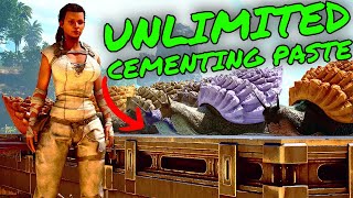 How to 10000s of CEMENTING PASTE A DAY in Ark Survival Ascended [upl. by Alfeus597]