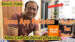 Temu App Review Pakistan  How to Order Temu App  l Temu Cash On Delivery Pakistan [upl. by Emil]