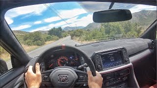 2020 Nissan GTR Nismo POV Canyon Drive 3D AudioASMR [upl. by Yanarp]