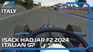 Isack Hadjar F2 Onboard  Monza  assettocorsa [upl. by Navlys157]