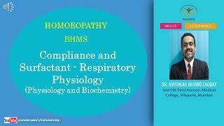 Compliance and Surfactant  Respiratory  Physiology and Biochemistry  BHMS  DR AVISHKAR ZAGDAY [upl. by Gnemgnok]