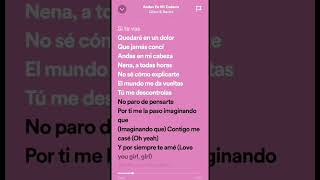 music 💘Andas en Mi cabeza canta [upl. by Sibby]