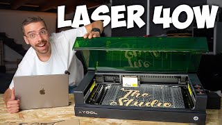 il MIGLIOR LASER a diodo mai provato XTOOL S1 a 40W🤯 [upl. by Ejroj]