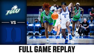 Florida Gulf Coast vs Duke Full Game Replay  202324 ACC Women’s Basketball [upl. by Miyasawa274]