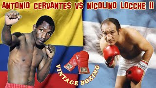 Antonio Cervantes vs Nicolino Locche 2 1080p 60fps [upl. by Cormick301]