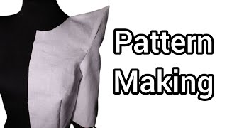 Sleeves design pattern making tutorial for sewing [upl. by Ahsenre51]