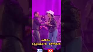 ANGELA AGUILAR Y CRISTIAN NODAL BAILANDO CONCIERTO ONTARIO CA cristiannodal angelaaguilar ontario [upl. by Gatian]