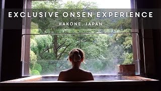 Vlog 9 Exclusive Onsen in Hakone Japan [upl. by Ahsenrat391]