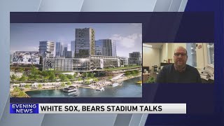 Crains Chicago Business reporter Justin Laurence joins WGN Evening News to talk Bears White Sox [upl. by Brause]