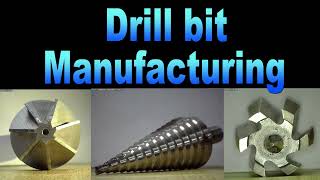 Drill bit Manufacturing Process  Tungsten Carbide rod to Drilling Tool Complete procedure [upl. by Lashond]