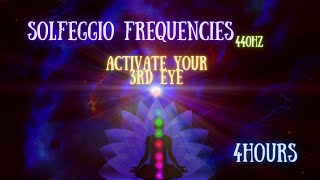 Solfeggio Frequencies ⨀ 440 Hz ⨀ Cognitive Development ⨀ Meditation Music ⨀ Relaxation ⨀ 4 Hours [upl. by Yim]