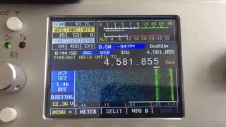 UHSDR software decoding DWD RTTY weather report [upl. by Russell4]