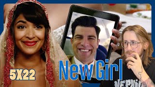 THE WEDDING  New Girl 5X22  Landing Gear Reaction [upl. by Wyne]