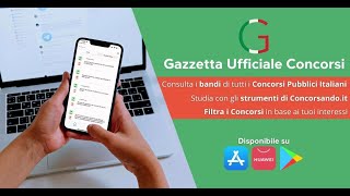 Gazzetta Ufficiale Concorsi – La nuova app per consultare tutti i bandi [upl. by Ravel]