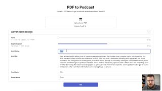 Rebuilding Googles NotebookLM PDF to Podcast in Retool [upl. by Swain]