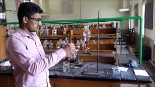 MSc Sem3Organic Mixture3Ether extraction method anilinebromobenzeneacetamide [upl. by Stew27]