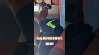 ABS DAY  Daily Workout Routine  Week1 Day 4 [upl. by Arolf]