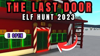 WHATS BEHIND THE LAST DOOR Bloxburg ELF HUNT DAY 15 [upl. by Roht720]