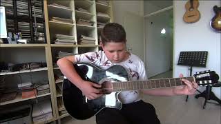 Daim speelt Guitar blues uit Hit the Strings [upl. by Mandle224]