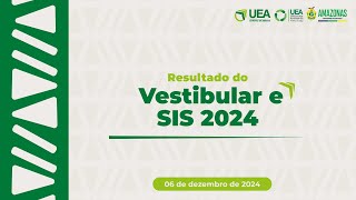 Resultado do Vestibular e SIS 2024  UEA [upl. by Ecahc984]