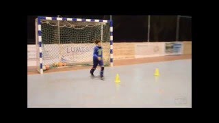 Entrenamiento Porteros Iniciación Futbol Sala Pepe Llinares [upl. by Aniras]