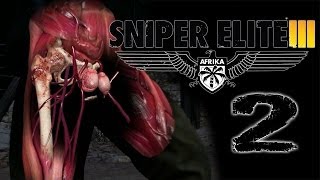 THE ELUSIVE TESTICLE SHOT  Sniper Elite 3  Part 2 [upl. by Mahla]