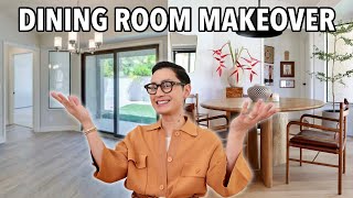 SMALL DINING ROOM MAKEOVER [upl. by Leahsim867]