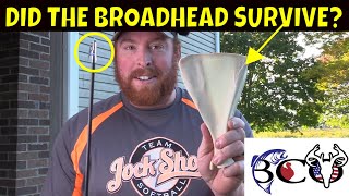 g5 megameat broadhead vs whitetail shoulder blade  bco review [upl. by Dirk]