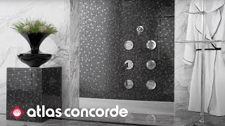 Marble look bathroom  Statuario Select  Atlas Concorde [upl. by Nama]