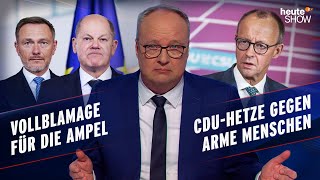 60MillardenLoch im Haushalt  Streit ums Bürgergeld  heuteshow vom 24112023 [upl. by Padraic]