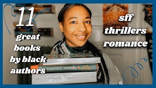 11 books by BLACK AUTHORS you NEED to read SFF thrillers amp romance cc [upl. by Navonod328]