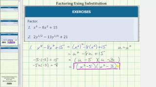 New Version Available Factor Expressions Using Substitution [upl. by Alam]