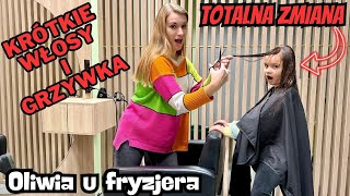 Oliwia u fryzjera✂️ Ostre cięcie💇‍♀️ Nowe włosy💖 Wyjdzie ładnie💖 [upl. by Cash]