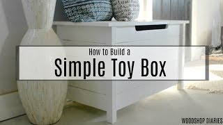 How to Build a Simple Toy Box [upl. by Sup]