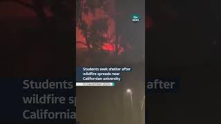 Pepperdine University cancelled classes and finals after a wildfire broke out in California itvnews [upl. by Sly]