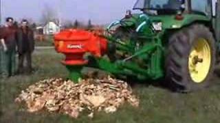 John Deere 8100 and Rotor S stump grinder [upl. by Greeley]