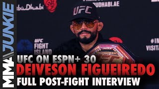 Deiveson Figueiredo aims to be twodivision champ  UFC on ESPN 30 postfight interview [upl. by Nat]