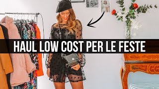 HAUL FESTE Vestiti LOW COST per Natale e Capodanno [upl. by Anyal]