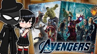 SpiderVerse React To Avengers  Marvel  Gacha react [upl. by Anecuza]