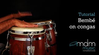 Bembé on congas free lesson by Michael de Miranda [upl. by Noonan]